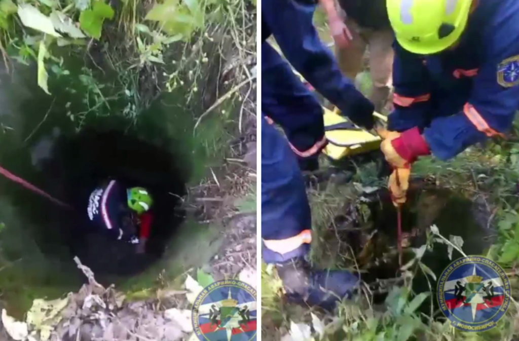 В Новосибирске женщина упала в коллектор, когда собирала грибы