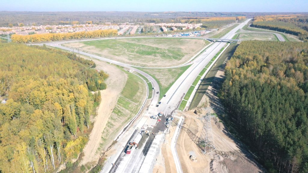 Работы на первом этапе Восточного обхода Новосибирска продлятся до холодов