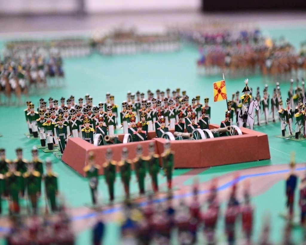 В Новосибирске сделали реконструкцию Бородинского сражения