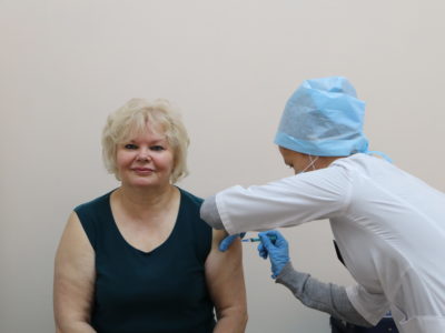 На избирательных участках ставят прививки от гриппа