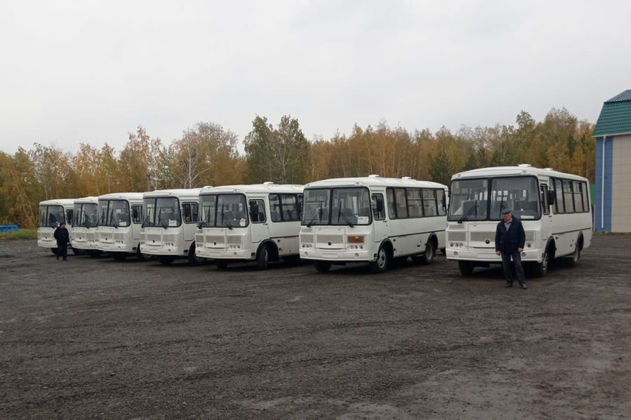 Рекордное число автобусов получат районы Новосибирской области до конца 2023 года