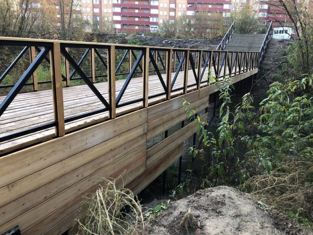 Парк у реки Каменка сдадут к лету 2024 года