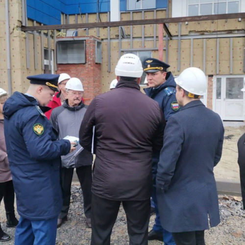 Готовность поликлиники на Ереванской в Новосибирске — 78%