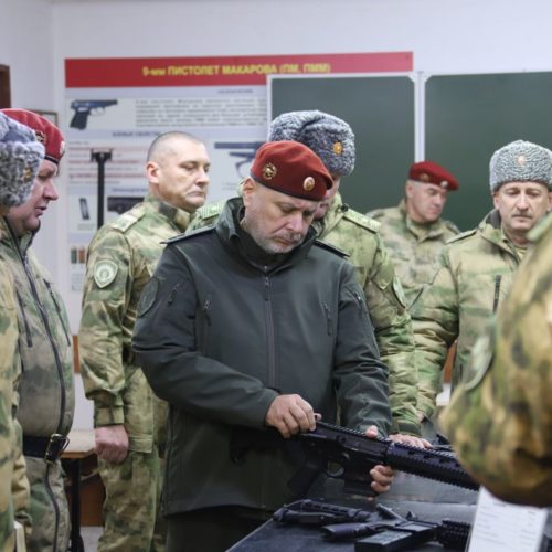 Генерал-лейтенант Росгвардии Воробьев посетил военный институт в Новосибирске