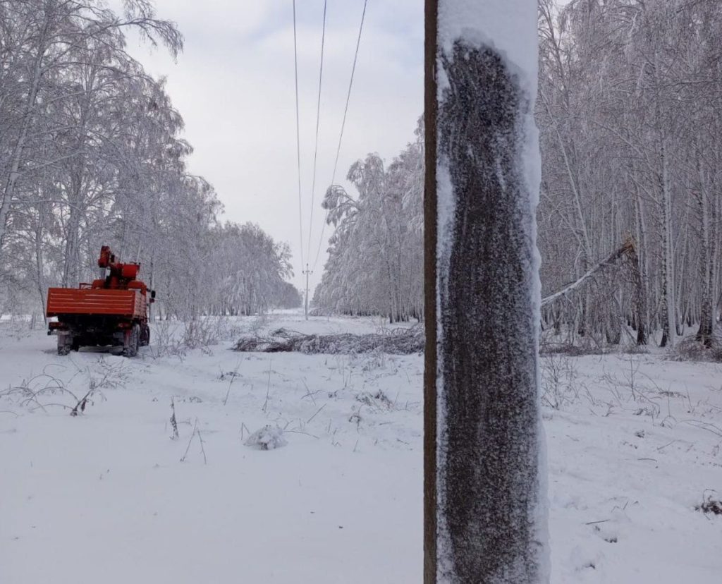 Ураган оставил без света 137 населенных пунктов в Новосибирской области