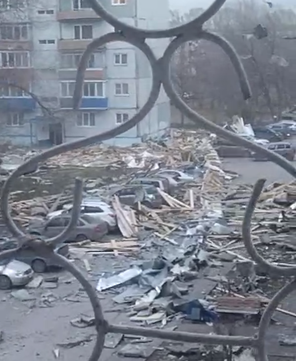 По Новосибирской области пронесся ураганный ветер