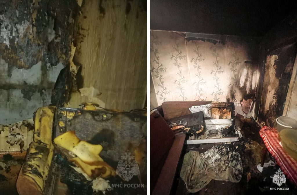 МЧС Новосибирска показало жуткие фотографии последствий курения