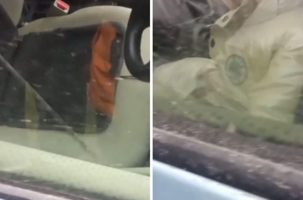 Спасатели вытащили годовалого ребенка из запертой машины в Новосибирске