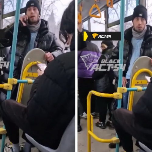 Пассажир устроил разборки с кондуктором из-за печки в новосибирском автобусе