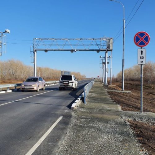 Современный пост весового контроля построили на дороге в Купино под Новосибирском