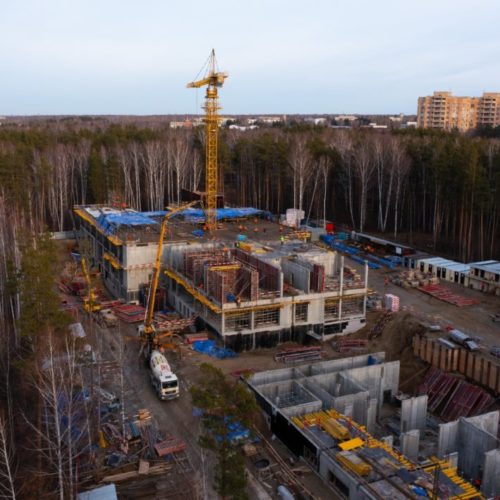 Достигнуто 70 готовности объектов первой очереди кампуса мирового уровня НГУ в Новосибирске