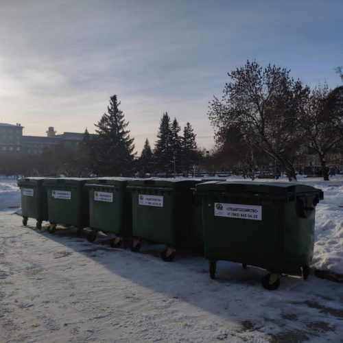 В два раза чаще будут вывозить мусор в новогодние праздники в Новосибирске
