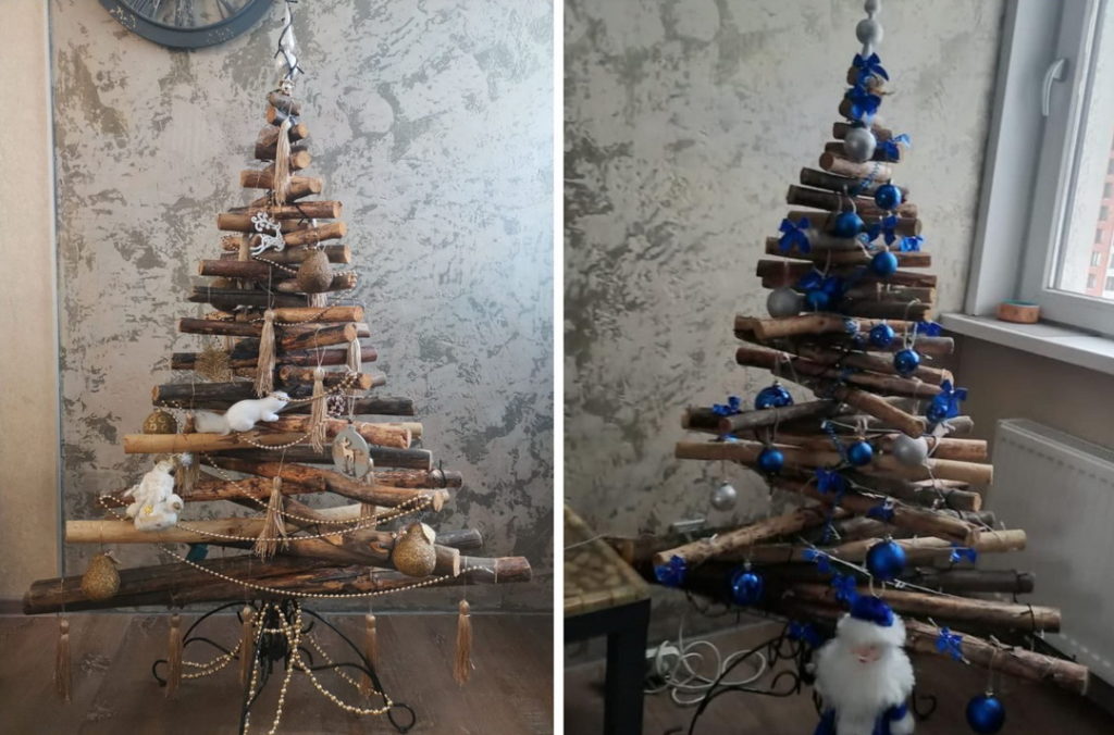 Министр природных ресурсов презентовал елку-палку новосибирцам