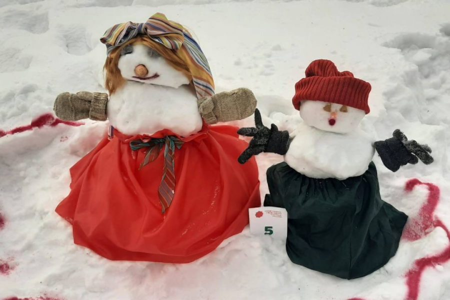 Новосибирская снежная баба может породниться с Архангельском ― родиной снеговика