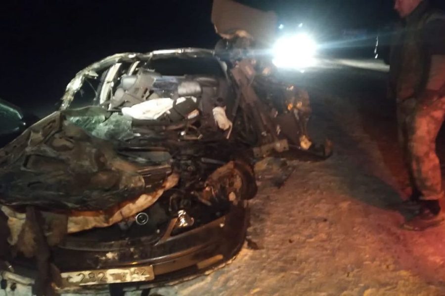 Пассажир «Тойоты» погиб в ДТП с большегрузом на трассе под Новосибирском