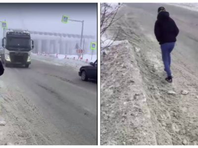 Не могут добраться до остановки транспорта жители села под Новосибирском