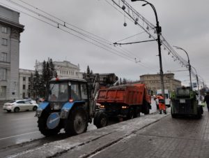 Половина грейдеров сломалась из-за морозов в Новосибирске