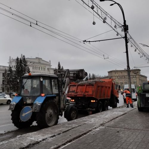 Половина грейдеров сломалась из-за морозов в Новосибирске