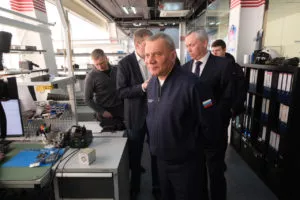 Научный потенциал Новосибирской области оценила делегация «Роскосмоса» во главе с Юрием Борисовым