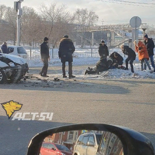 12-летний мальчик пострадал в ДТП на Красном проспекте в Новосибирске