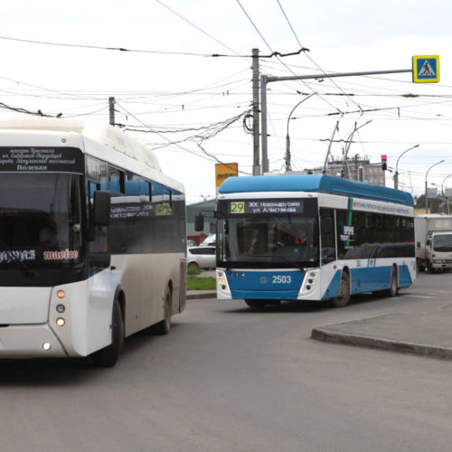 93 контрактных троллейбуса из 120 поставлены в Новосибирск