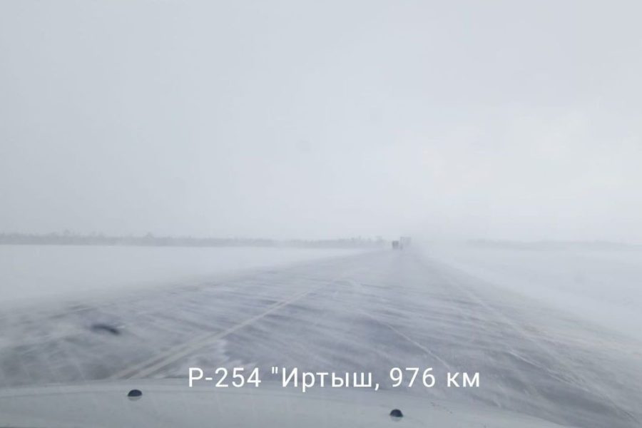 Движение транспорта ограничили на федеральной трассе под Новосибирском