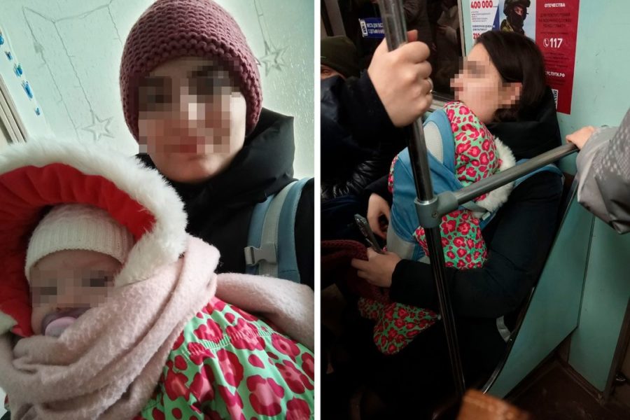 Новосибирскую студентку с младенцем в метро затравили в соцсетях
