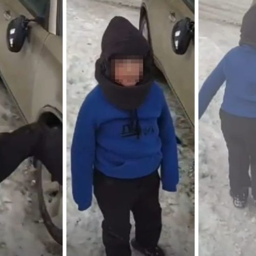 Третьеклассник разгромил чужую иномарку на парковке в Новосибирске