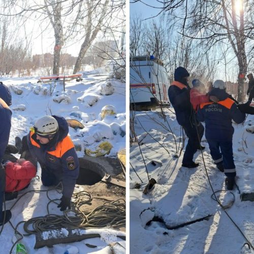 Мужчина пролежал 2 дня в колодце теплотрассы в минус 30 в Новосибирске