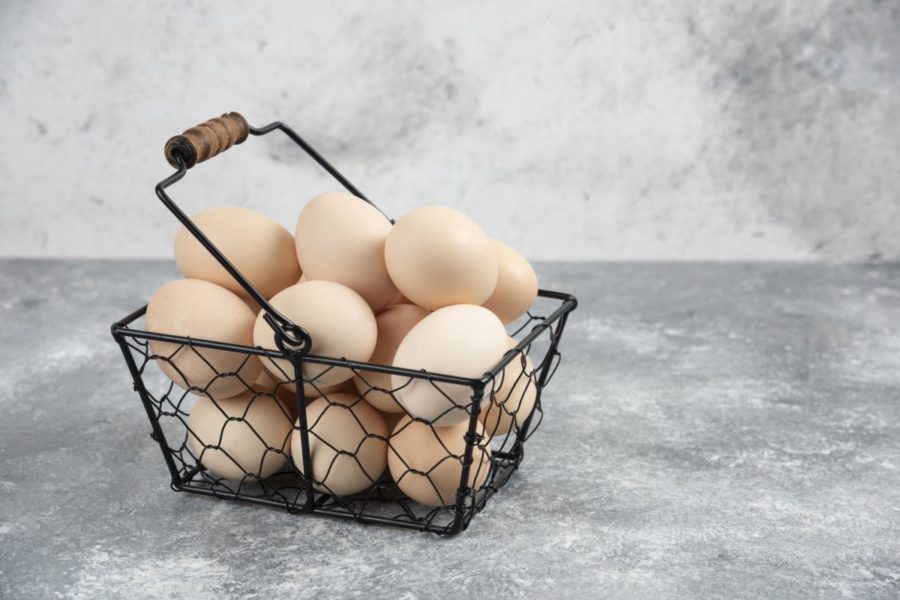 Часть импортных яиц отправилась не в торговые сети, а на переработку