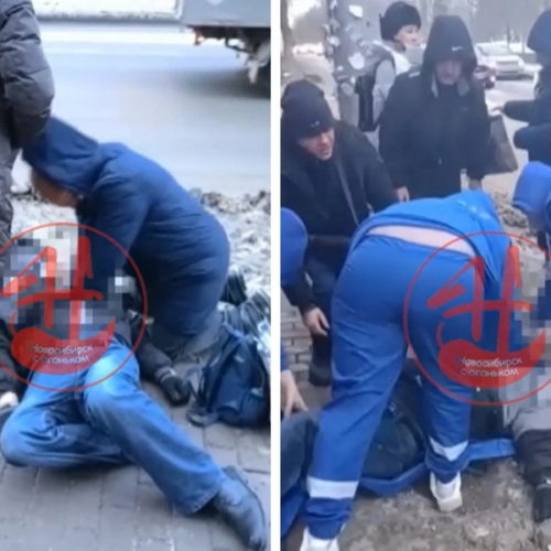 Мужчине, потерявшему сознания на остановке, помогли жители Новосибирска