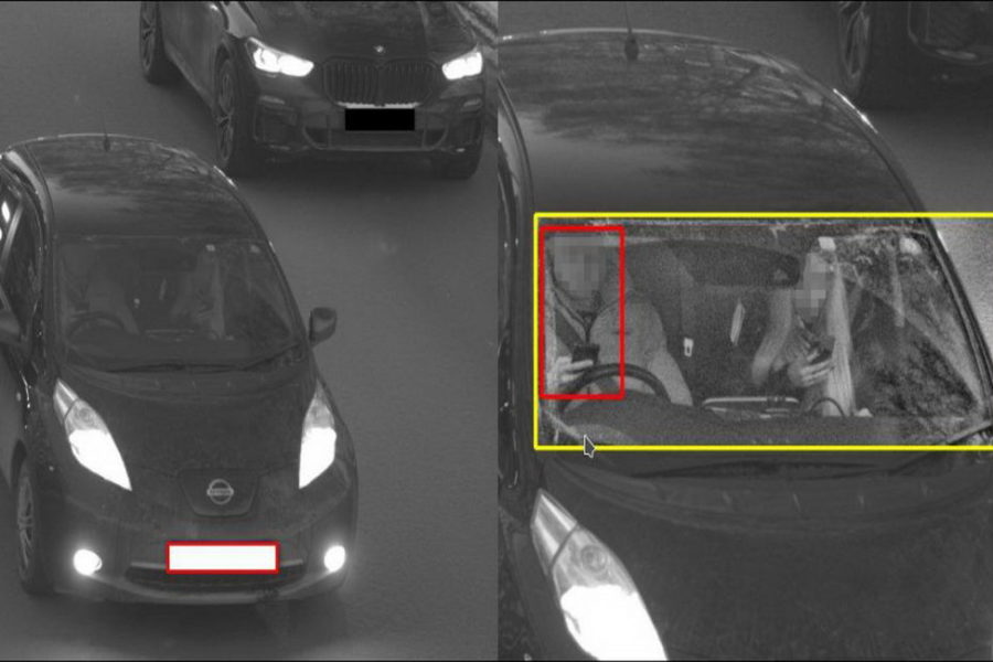 Водителям из Новосибирска начали приходить штрафы за разговоры по мобильному за рулем