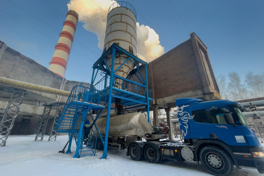 Новосибирская ТЭЦ-3 начала отгрузку золы-уноса для строительной отрасли