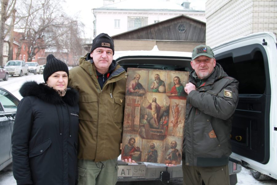 14 икон из Луганска привезли в Новосибирск для реставрации