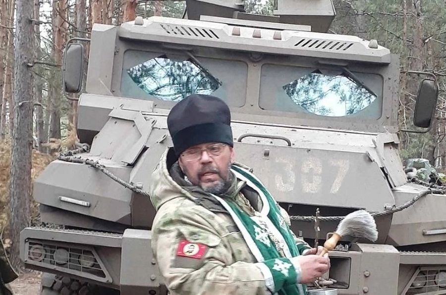 Новосибирский священник с позывным «Отче» вернулся из зоны СВО