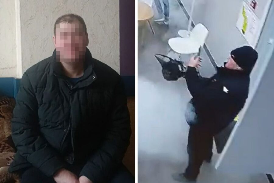 Задержан житель Новосибирска, устроивший фейерверк в офисе банка