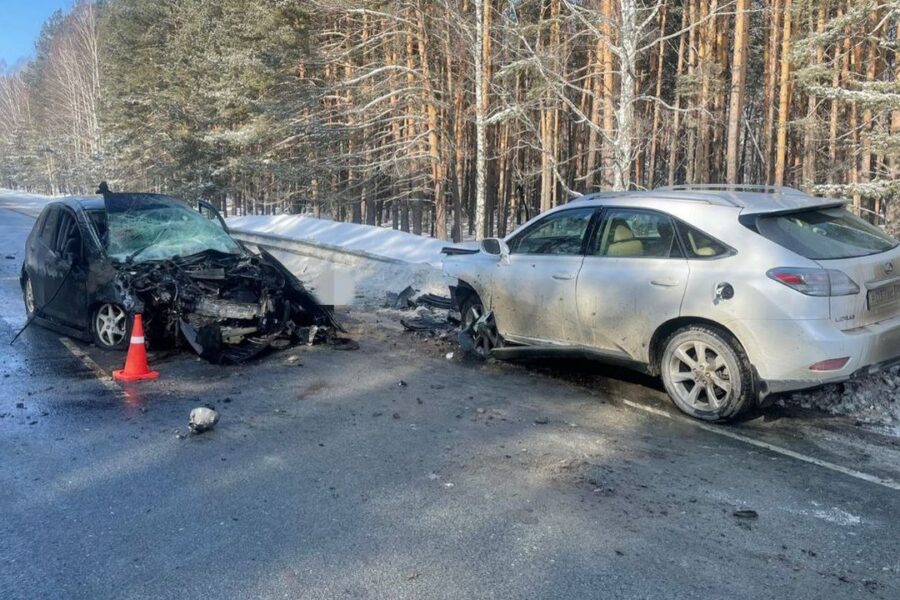 Пассажир Honda погиб в ДТП на федеральной трассе под Новосибирском