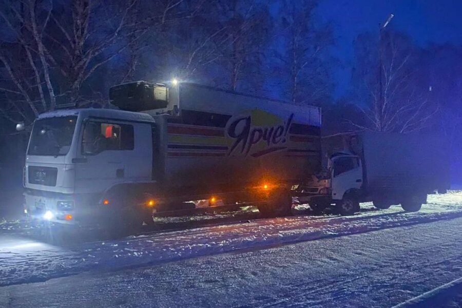 Смертельное ДТП с участием грузовиков произошло на трассе под Новосибирском