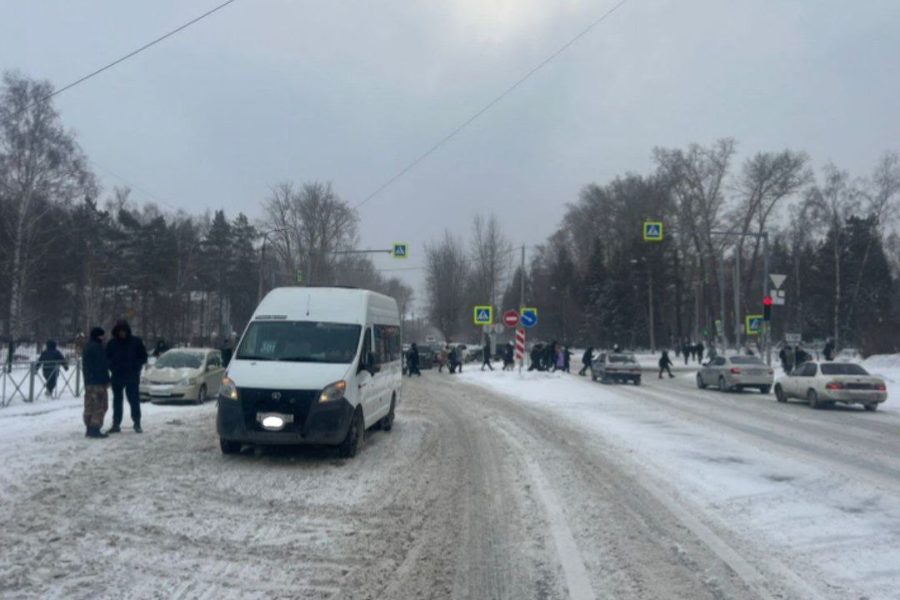 Пассажирская маршрутка сбила 10-летнего мальчика в Новосибирске