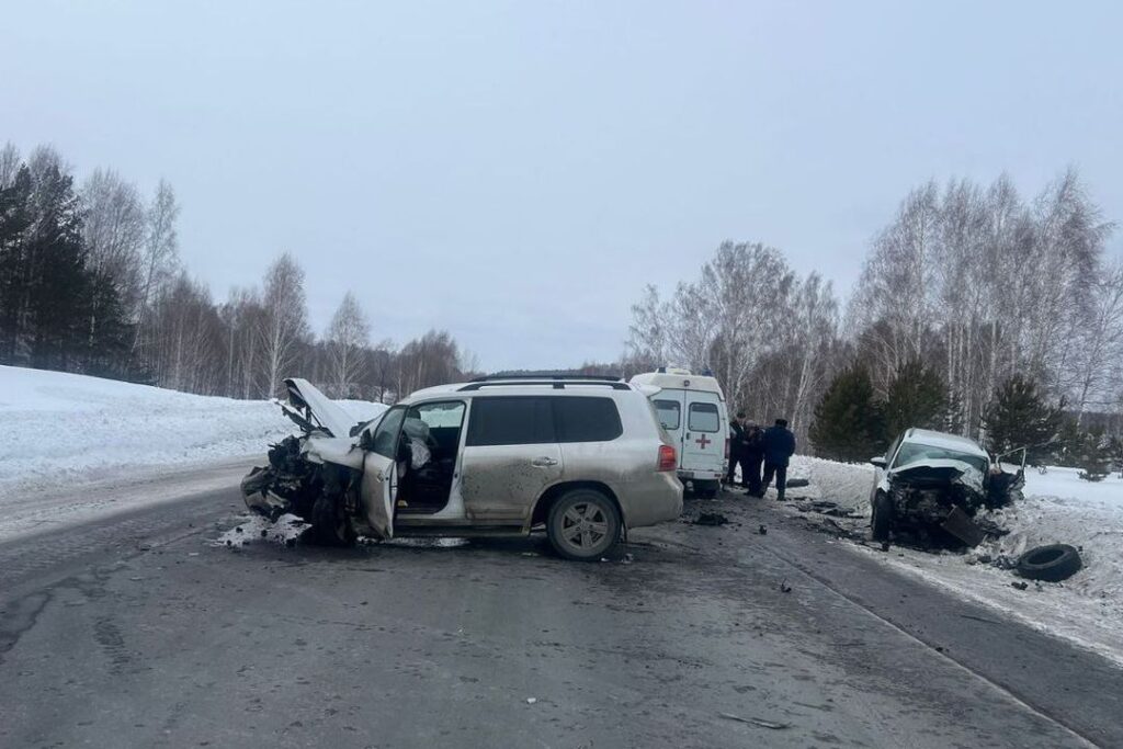 Мужчина погиб в ДТП с тремя автомобилями на трассе под Новосибирском