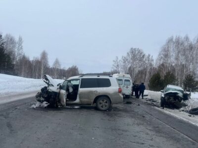 Мужчина погиб в ДТП с тремя автомобилями на трассе под Новосибирском