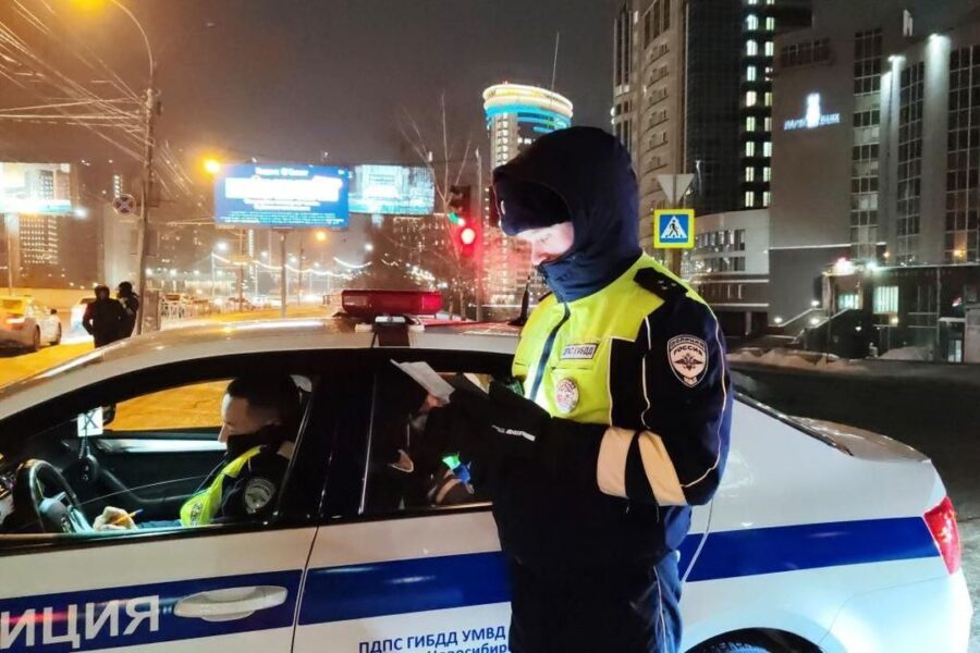 Полицейские задержали 30 пьяных водителей за праздничные выходные в Новосибирске