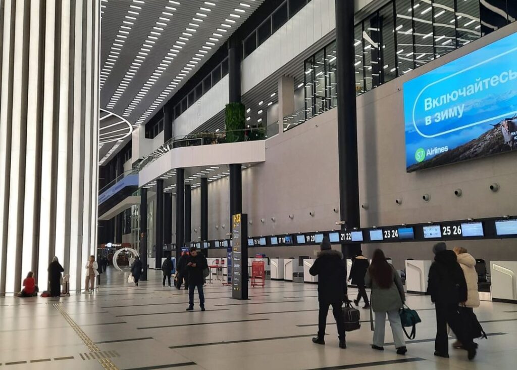 Зашел не в ту дверь: пассажира с почти 2 млн рублей остановила собака Эмма в новосибирском Толмачево