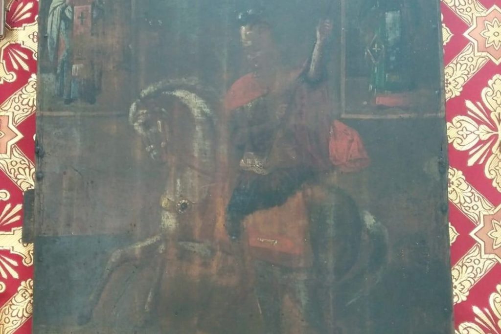 Чудо с иконой Георгия Победоносца произошло в храме под Новосибирском