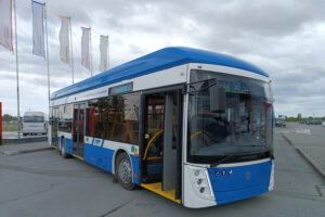 27 последних троллейбусов доставили в Новосибирск