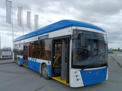 27 последних троллейбусов доставили в Новосибирск