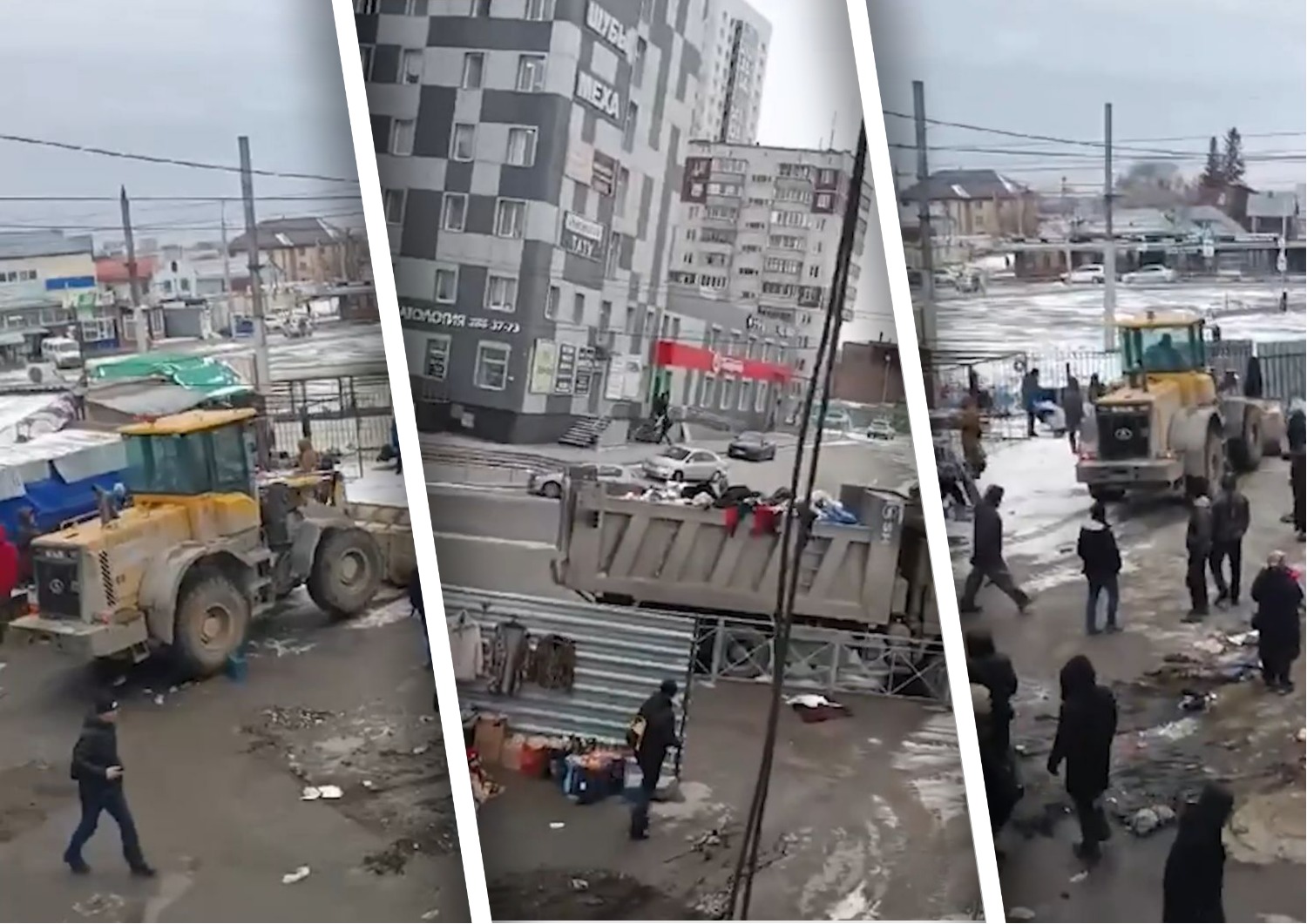Что грозит трактористу, который психанул и за считанные минуты снес незаконный рынок мигрантов в Новосибирске