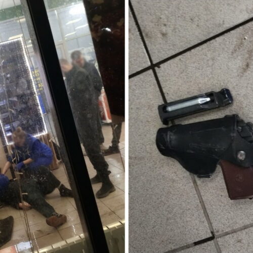 Вооруженного мужчину обезвредили клиенты бара в Новосибирске