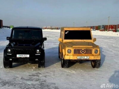 Деревянный Mercedes-Benz продают за 10 миллионов рублей в Новосибирске