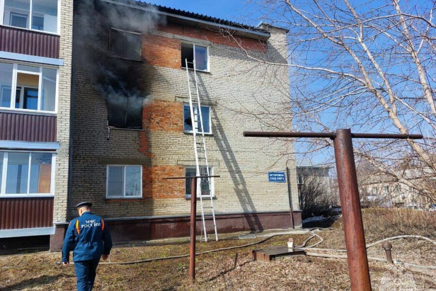 Семь человек спасли пожарные из полыхающего дома под Новосибирском